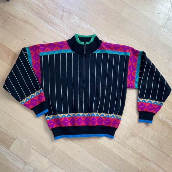 Vintage Obermeyer 90s Ski Sweater - Picture 1 of 4